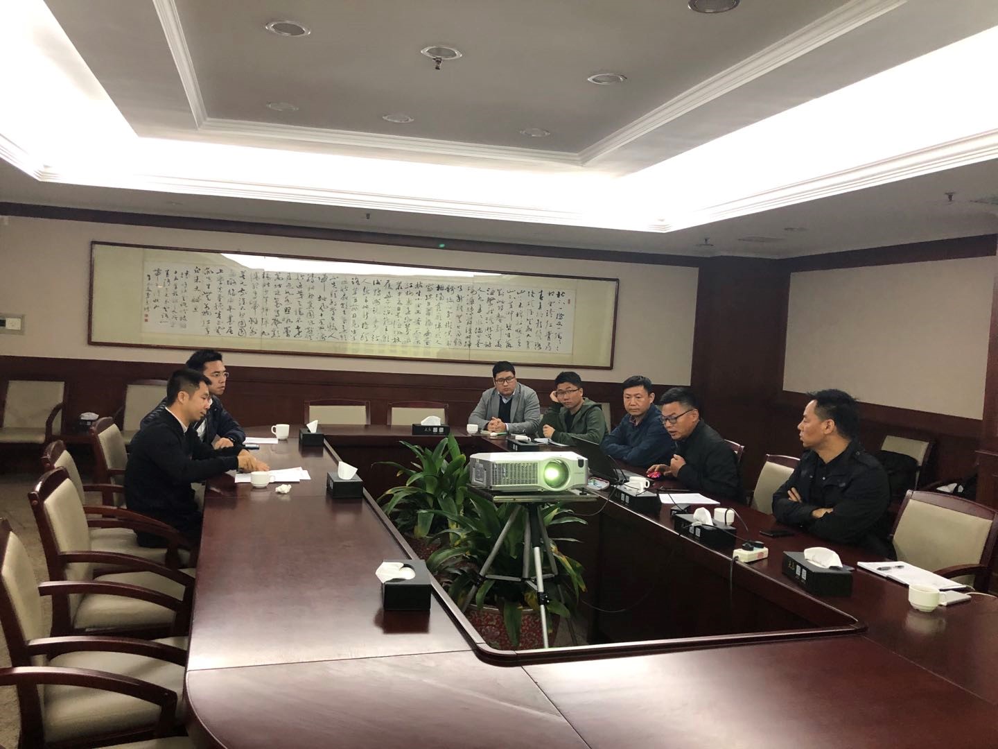 廣碧環保金陡湧黑臭(chòu)水(shuǐ)體治理項(xiàng)目進展情況匯報工作